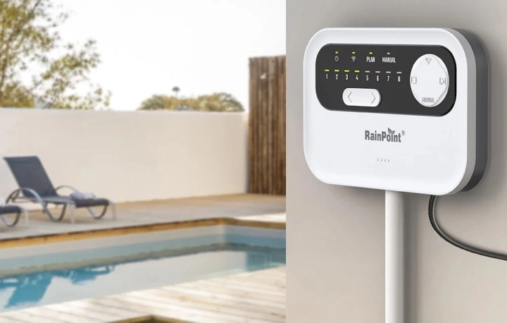 Sterownik Nawadniania RainPoint WiFi 8-Strefowy HIC801W