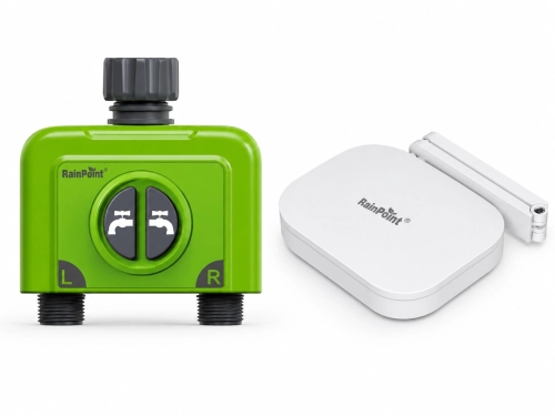 Sterownik Nawadniania RainPoint WiFi 2-Strefowy HTV245 + HWG023