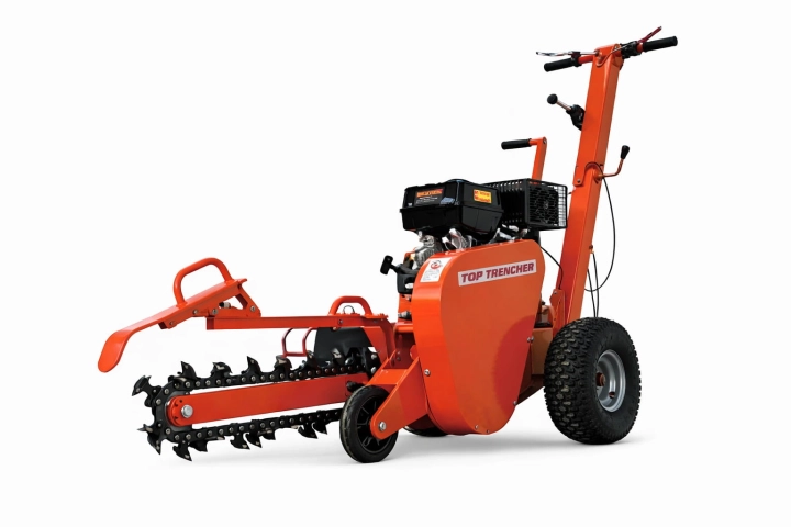 Koparka Łańcuchowa Spalinowa 420cc LONCIN Koparka Do Rowów 60 cm